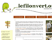 Tablet Screenshot of lefilonvert.org